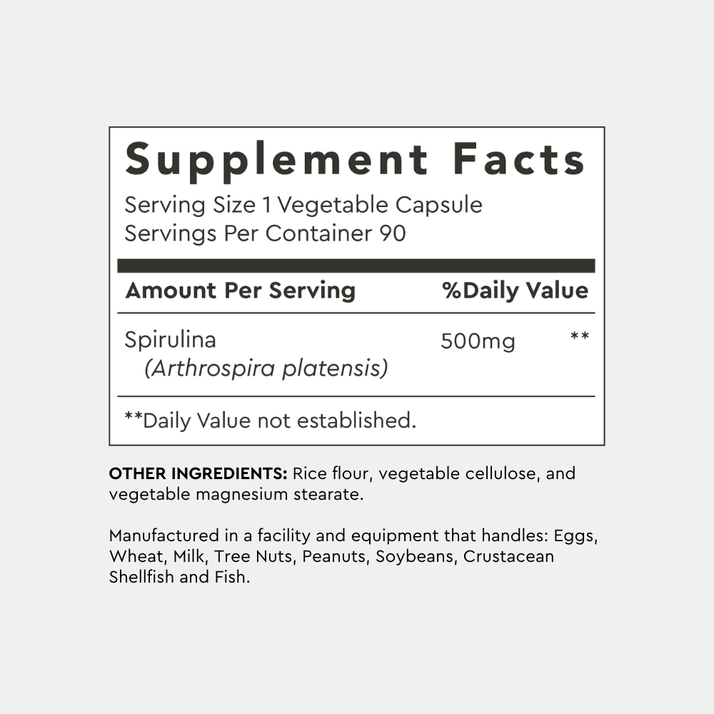 Spirulina 500mg